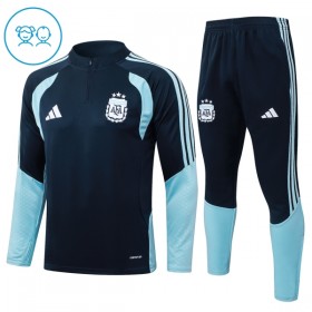 Argentinië Navy Version Trainings Sweatshirt Kwart-Zip 2026-27  - Kids