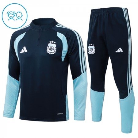 Argentinië Navy Version Trainings Sweatshirt Kwart-Zip 2026-27 - Kids Argentinië Navy Version Trainings Sweatshirt Kwart-Zip 2026-27 - Kids