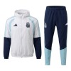 Argentinië Witte Trainingsjack Capuchon 2026-27