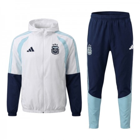 Argentinië Witte Trainingsjack Capuchon 2026-27