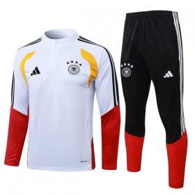 Duitsland Witte Trainings Sweatshirt Kwart-Zip 2026-27