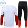 Duitsland Witte Trainings Sweatshirt Kwart-Zip 2026-27  - Kids