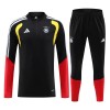 Duitsland Zwarte Trainings Sweatshirt Kwart-Zip 2026-27