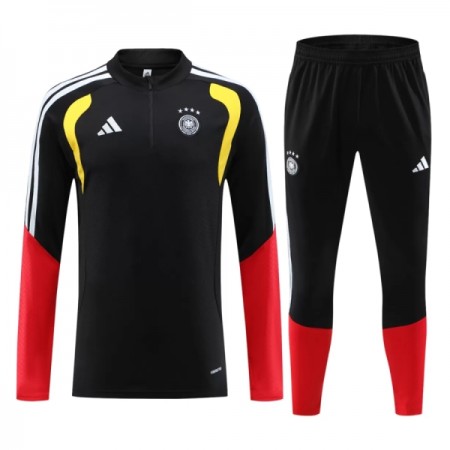 Duitsland Zwarte Trainings Sweatshirt Kwart-Zip 2026-27