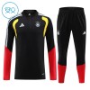 Duitsland Zwarte Trainings Sweatshirt Kwart-Zip 2026-27  - Kids