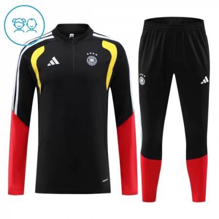 Duitsland Zwarte Trainings Sweatshirt Kwart-Zip 2026-27  - Kids