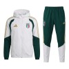 Italië Witte Trainingsjack Capuchon 2026-27 Italië Witte Trainingsjack Capuchon 2026-27
