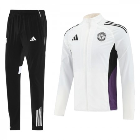 Manchester United Witte Trainingsjack Pak 2025-26 Manchester United Witte Trainingsjack Pak 2025-26