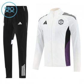 Manchester United Witte Trainingsjack Pak 2025-26  - Kids