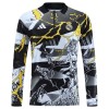 Real Madrid Marvel Zwarte Trainings Sweatshirt Kwart-Zip 2026-27