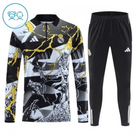 Real Madrid Marvel Zwarte Trainings Sweatshirt Kwart-Zip 2026-27 - Kids