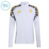 Real Madrid Witte Trainings Sweatshirt Kwart-Zip 2026-27  - Kids