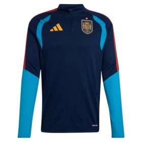Spanje Navy Version Trainings Sweatshirt Kwart-Zip 2026-27