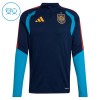 Spanje Navy Version Trainings Sweatshirt Kwart-Zip 2026-27  - Kids