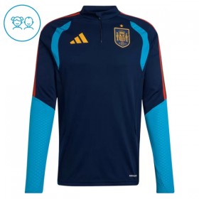 Spanje Navy Version Trainings Sweatshirt Kwart-Zip 2026-27  - Kids