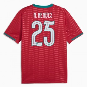 Portugal Nuno Mendes 25 Thuisshirt World Cup 2026
