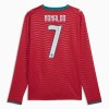 Portugal Ronaldo 7 Thuisshirt World Cup 2026 Lange Mouw