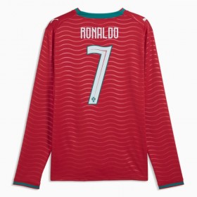 Portugal Ronaldo 7 Thuisshirt World Cup 2026 Lange Mouw
