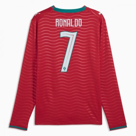 Portugal Ronaldo 7 Thuisshirt World Cup 2026 Lange Mouw