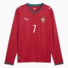 Portugal Ronaldo 7 Thuisshirt World Cup 2026 Lange Mouw