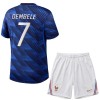 Frankrijk O. Dembele 7 Thuistenue World Cup 2026  - Kids