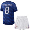 Frankrijk Tchouameni 8 Thuistenue World Cup 2026 - Kids Frankrijk Tchouameni 8 Thuistenue World Cup 2026 - Kids