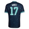 Duitsland Wirtz 17 Uitshirt World Cup 2026