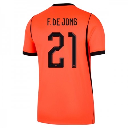 Nederland Frenkie de Jong 21 Thuisshirt World Cup 2026