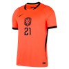 Nederland Frenkie de Jong 21 Thuisshirt World Cup 2026