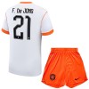 Nederland Frenkie de Jong 21 Uittenue World Cup 2026  - Kids
