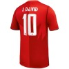 Canada J. David 10 Thuisshirt World Cup 2026