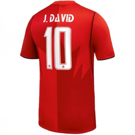Canada J. David 10 Thuisshirt World Cup 2026