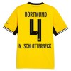 Borussia Dortmund N. Schlotterbeck 4 Thuisshirt 2026-27 Borussia Dortmund N. Schlotterbeck 4 Thuisshirt 2026-27