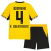 Borussia Dortmund N. Schlotterbeck 4 Thuistenue 2026-27 - Kids Borussia Dortmund N. Schlotterbeck 4 Thuistenue 2026-27 - Kids