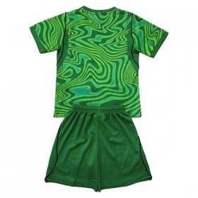 Brazilië Doelman Thuistenue World Cup 2026 Groene  - Kids