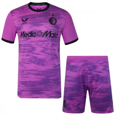 Feyenoord Rotterdam Doelman Tenue Purper 2026-27  - Kids