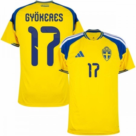 Zweden Gyokeres 17 Thuisshirt World Cup 2026