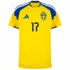 Zweden Gyokeres 17 Thuisshirt World Cup 2026