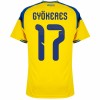 Zweden Gyokeres 17 Thuisshirt World Cup 2026