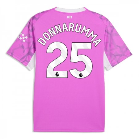 Manchester City Donnarumma 25 Doelman Uitshirt Roze 2026-27 Manchester City Donnarumma 25 Doelman Uitshirt Roze 2026-27