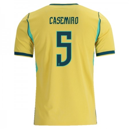 Brazilië Casemiro 5 Thuisshirt World Cup 2026