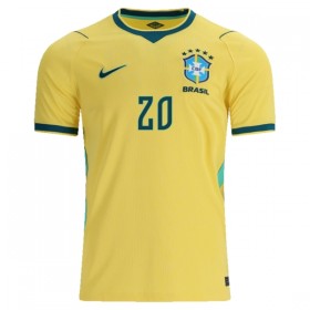 Brazilië Estevao 20 Thuisshirt World Cup 2026