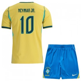 Brazilië Neymar JR 10 Thuistenue World Cup 2026  - Kids