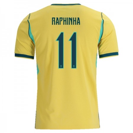 Brazilië Raphinha 11 Thuisshirt World Cup 2026