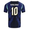 Brazilië Ronaldinho 10 Uitshirt World Cup 2026 Brazilië Ronaldinho 10 Uitshirt World Cup 2026