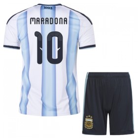 Argentinië Maradona 10 Thuistenue World Cup 2026  - Kids