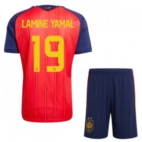 Spanje 2 Stars Lamine Yamal 19 Thuistenue World Cup 2026 - Kids
