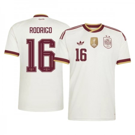 Spanje 2 Stars Rodrigo 16 Uitshirt World Cup 2026 Spanje 2 Stars Rodrigo 16 Uitshirt World Cup 2026