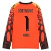 Borussia Dortmund Kobel 1 Doelman Thuisshirt Oranje 2026-27 Lange Mouw Borussia Dortmund Kobel 1 Doelman Thuisshirt Oranje 2026-27 Lange Mouw