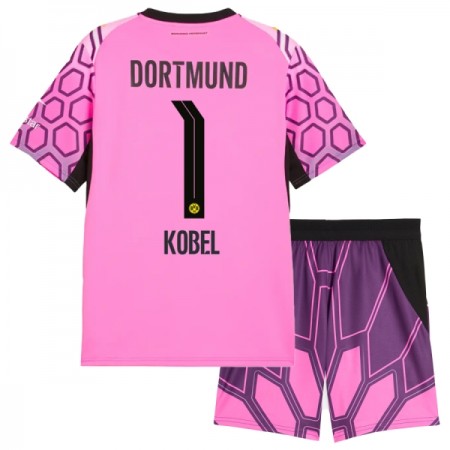 Borussia Dortmund Kobel 1 Doelman Uittenue Roze 2026-27 - Kids Borussia Dortmund Kobel 1 Doelman Uittenue Roze 2026-27 - Kids